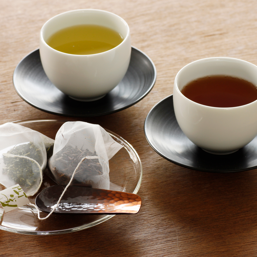 白煎茶と黒ほうじ